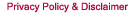 Privacy Policy and Disclaimer